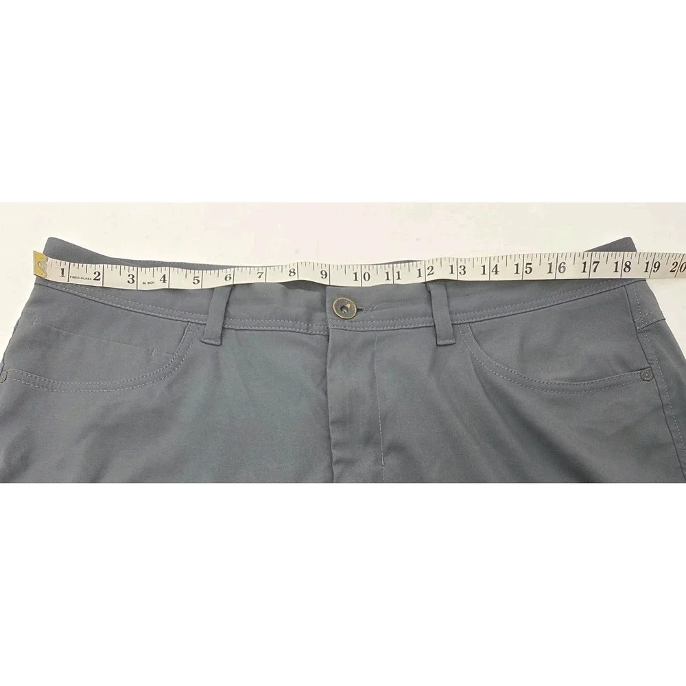 Tommy Bahama Men's 36x30 Gray Performance Pants 5-Pocket Stretch Golf Beach